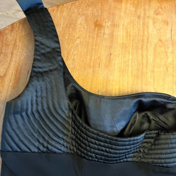 A.B.S. Collection Size 4 Single Shoulder Black Cocktail Dress - Picture 6 of 9